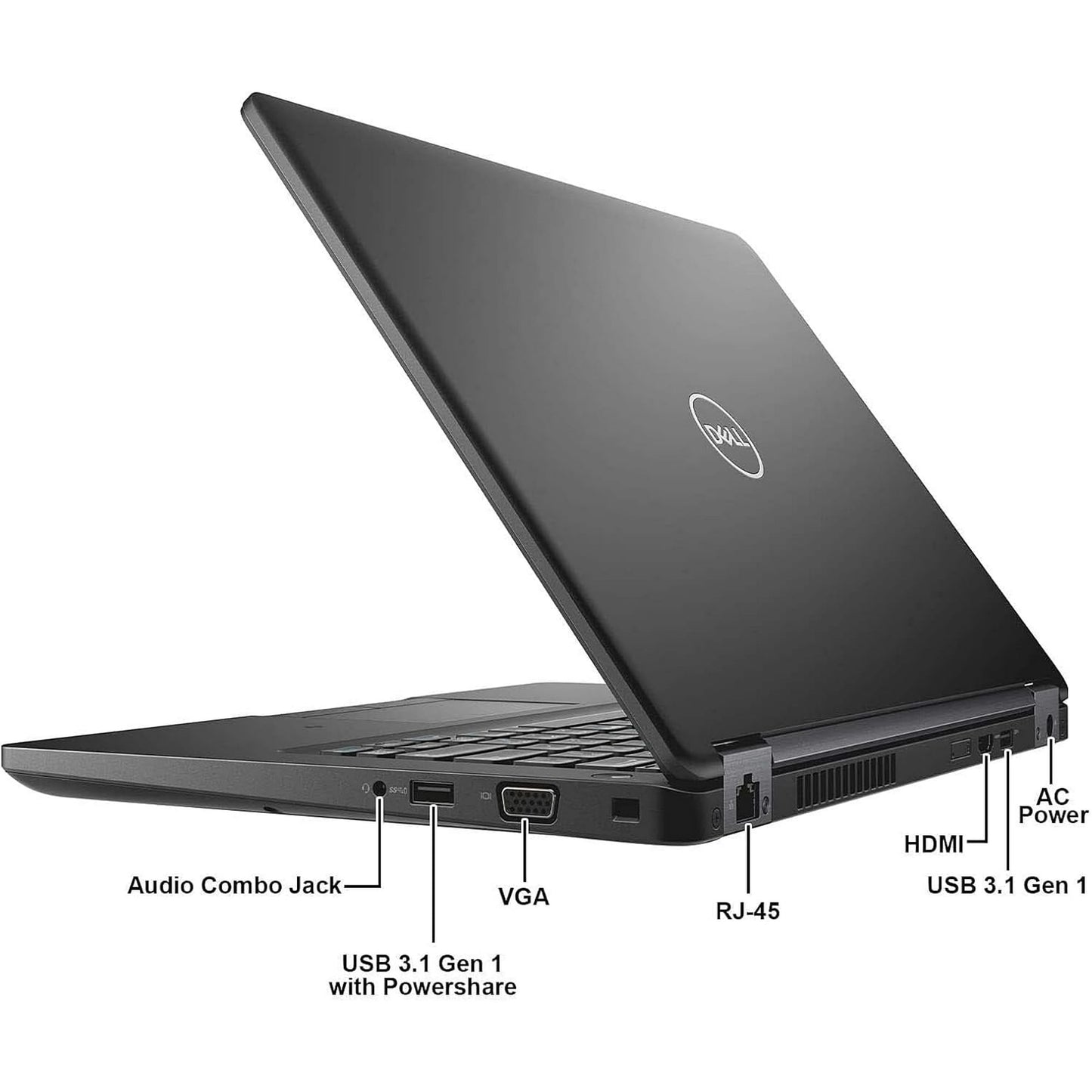 Dell Latitude 5490 14" Notebook - Intel Core i5 7th Gen | 16GB RAM | 256SSD | Windows 10 Pro | Full HD Display - (Refurbished)